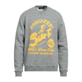 【送料無料】 ディースクエアード メンズ パーカー・スウェットシャツ アウター Sweatshirts Grey