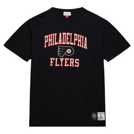 ミッチェル&ネス メンズ Tシャツ トップス Philadelphia Flyers Mitchell & Ness Legendary Slub TShirt Black