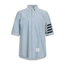 【送料無料】 トムブラウン メンズ シャツ トップス Shirts Light blue