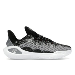 Under Armour �A���_�[�A�[�}�[ �����Y �X�j�[�J�[ �yUnder Armour Curry 11 Bruce Lee Future Dragon�z �T�C�Y US_M_14 Black/Metallic Silver/White