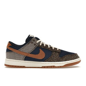 Nike �i�C�L �����Y �X�j�[�J�[ �yNike Dunk Low Tweed Midnight Navy Corduroy�z �T�C�Y US_12.5(30.5cm) Midnight Navy/Ale Brown/Pale Ivory