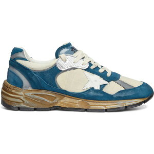 Golden Goose �S�[���f���O�[�X �����Y �X�j�[�J�[ �yGolden Goose Dad-Star White Beige Octane Blue�z �T�C�Y US_8(26.0cm) White/Beige/Octane Blue