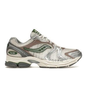 Saucony �T�b�J�j�[ �����Y �X�j�[�J�[ �ySaucony ProGrid Triumph 4 Minted NY�z �T�C�Y US_M_4.5 White/Silver/Green