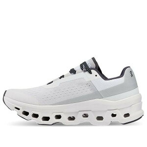 On Running �I�� �����j���O ���f�B�[�X �X�j�[�J�[ �y(WMNS) On Running Cloudmonster 'White Black Grey' 61.98433�z �T�C�Y US_W_11