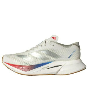 adidas �A�f�B�_�X ���f�B�[�X �X�j�[�J�[ �y(WMNS) adidas Adizero Boston 12 'Core White Matte Silver Pure Ruby' JI4480�z �T�C�Y US_W_10