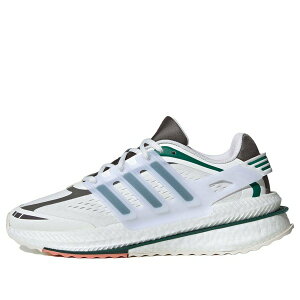 adidas �A�f�B�_�X ���f�B�[�X �X�j�[�J�[ �y(WMNS) adidas X_PLR Boost 'White Grey Green' IF6697�z �T�C�Y US_7(24.0cm)