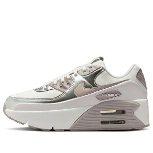 Nike �i�C�L ���f�B�[�X �X�j�[�J�[ �y(WMNS) Nike Air Max 90 LV8 'Summit White Bust Gray Metallic Platinum' IB0170-101�z �T�C�Y US_W_10