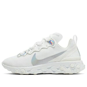 Nike �i�C�L ���f�B�[�X �X�j�[�J�[ �y(WMNS) Nike React Element 55 'White Iridescent' CN0147-100�z �T�C�Y US_5.5(22.5cm)