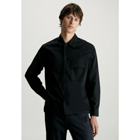 カルバンクライン メンズ ジャケット＆ブルゾン アウター POPLIN STRETCH INDOOR - Summer jacket - ck black