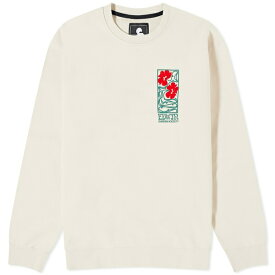 エドウィン メンズ パーカー・スウェットシャツ アウター Edwin Garden Society Crew Sweater White