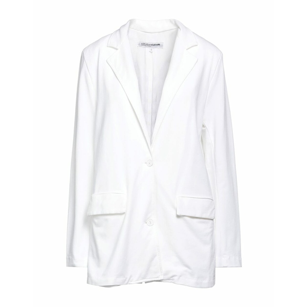 ヨーロピアンカルチャー レディース ジャケット＆ブルゾン アウター Suit jackets White