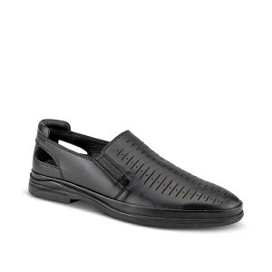 スプリングステップ メンズ スリッポン・ローファー シューズ Bane Slip-On Black