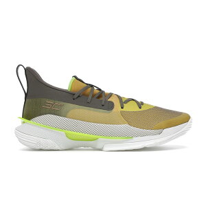 Under Armour アンダーアーマー メンズ スニーカー 【Under Armour Curry 7 Zeppelin Yellow】 サイズ US_M_13.5 Zeppelin Yellow/Summit White-Mountain Brown