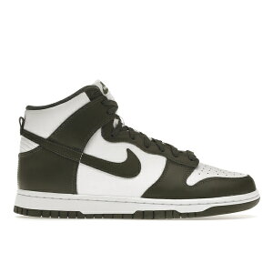 Nike �i�C�L �����Y �X�j�[�J�[ �yNike Dunk High Retro Cargo Khaki (2021)�z �T�C�Y US_M_14 White/Cargo Khaki