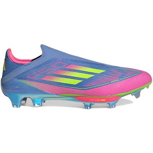 adidas �A�f�B�_�X �����Y �X�j�[�J�[ �yadidas F50+ Laceless FG Celestial Victory Pack�z �T�C�Y US_6.5(24.5cm) Blue Fusion/Lucid Lemon/Lucid Pink