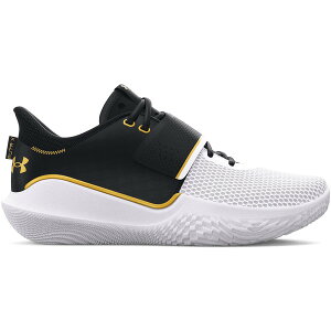 Under Armour A_[A[}[ Y Xj[J[ yUnder Armour Flow FUTR X Black White Goldz TCY US_6(24.0cm) Black/White/Metallic Gold