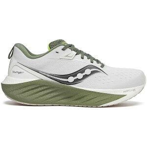 Saucony �T�b�J�j�[ �����Y �X�j�[�J�[ �ySaucony Triumph 22 White Olivine�z �T�C�Y US_12(30.0cm) White/Olivine