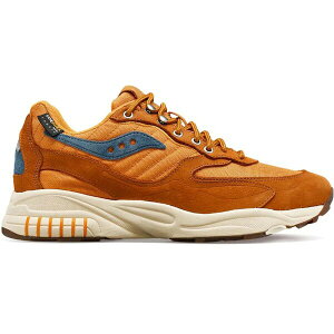 Saucony �T�b�J�j�[ �����Y �X�j�[�J�[ �ySaucony 3D Grid Hurricane Endless Knot�z �T�C�Y US_9.5(27.5cm) Brown/Rust/Gobidesert