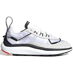 adidas AfB_X Y Xj[J[ yadidas Y-3 Shiku Run Core Whitez TCY US_M_4.5 Core White/Black/Red