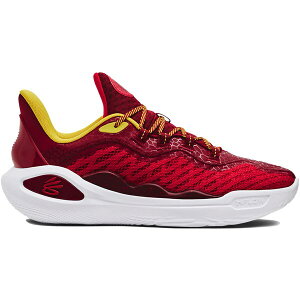 Under Armour �A���_�[�A�[�}�[ �����Y �X�j�[�J�[ �yUnder Armour Curry 11 Bruce Lee Fire�z �T�C�Y US_8(26.0cm) Red/Cardinal/Red