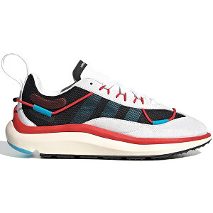 adidas AfB_X Y Xj[J[ yadidas Y-3 Shiku Run Signal Cyanz TCY US_6(24.0cm) Black/Signal Cyan/Red