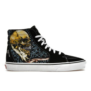 Vans �o���Y �����Y �X�j�[�J�[ �yVans Sk8-Hi Metallica The Black Album 30th Anniversary�z �T�C�Y US_M_13 Black/White/Multi-Color