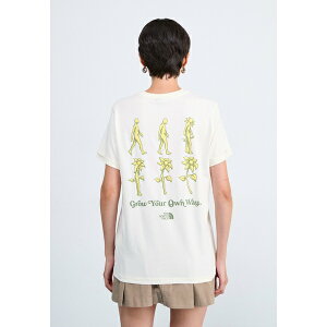 m[XtFCX fB[X TVc gbvX CONNECT RELAXED TEE GRAPHIC - Print T-shirt - white dune