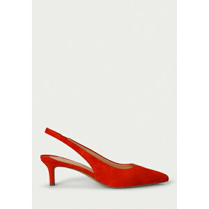 t[ fB[X T_ V[Y LOLAH II SUEDE SLINGBACK PUMP - Classic heels - bright vermilion