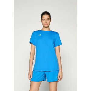 A_[A[}[ fB[X tBbglX X|[c CHALLENGER - Basic T-shirt - blue atlantis/high visibility yellow