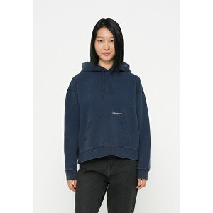 g~[qtBK[ fB[X p[J[EXEFbgVc AE^[ SCRIPT HOODIE - Sweatshirt - dark night navy