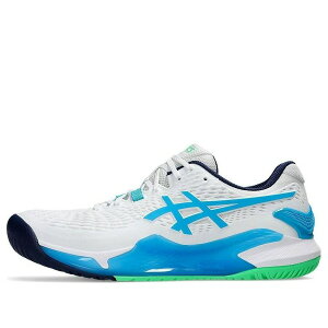 ASICS �A�V�b�N�X �����Y �X�j�[�J�[ �yASICS Gel-Resolution 9 'White Digital Aqua' 1041A330-103�z �T�C�Y US_12(30.0cm)