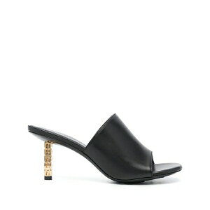 �W�o���V�[ ���f�B�[�X �T���_�� �V���[�Y G cube 75mm leather mules Black
