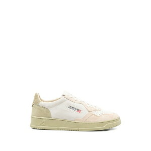 �I�[�g���[ �����Y �X�j�[�J�[ �V���[�Y Medalist panelled lace-up sneakers Neutrals