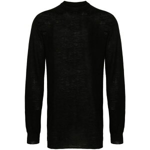 ���b�N�I�E�G���X �����Y �j�b�g&�Z�[�^�[ �A�E�^�[ Oversized vigin-wool jumper Black