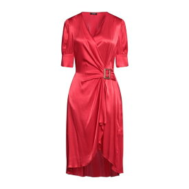 【送料無料】 フラコミーナ レディース ワンピース トップス Midi dresses Red
