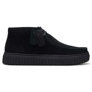 Clarks �N���[�N�X �����Y �X�j�[�J�[ �yClarks Torhill Hi Black Suede�z �T�C�Y US_10(28.0cm) Black Suede