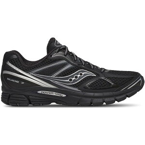 Saucony �T�b�J�j�[ �����Y �X�j�[�J�[ �ySaucony ProGrid Guide 7 Black Silver�z �T�C�Y US_M_3.5 Black/Silver