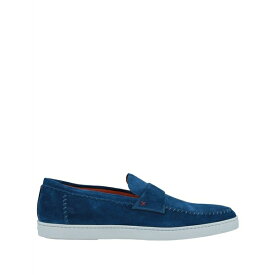 【送料無料】 サントーニ メンズ スリッポン・ローファー シューズ Loafers Blue