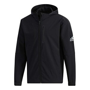 adidas AfB_X Y Xj[J[ yadidas M Mh Wrm Wd Jkt Solid Color Fleece Lined Stay Warm Hooded Jacket Black GE0408z TCY US_M_XS