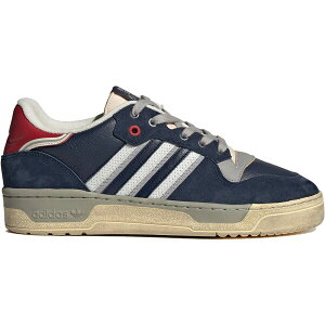 adidas �A�f�B�_�X �����Y �X�j�[�J�[ �yadidas Rivalry Low Extra Butter Navy�z �T�C�Y US_M_4 Collegiate Navy/Off White/Cream White