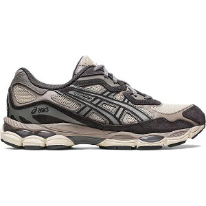 ASICS �A�V�b�N�X �����Y �X�j�[�J�[ �yASICS Gel-NYC Oatmeal Obsidian Grey�z �T�C�Y US_8(26.0cm) Oatmeal/Obsidian Grey