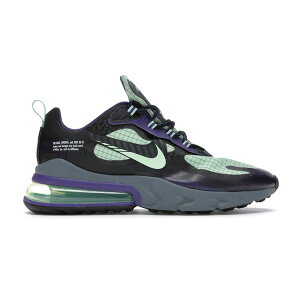 Nike �i�C�L �����Y �X�j�[�J�[ �yNike Air Max 270 React Future Swoosh�z �T�C�Y US_11.5(29.5cm) Black/Cool Grey-Court Purple-Vapor Green