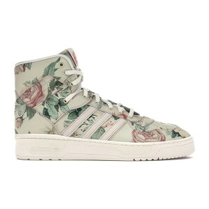 adidas �A�f�B�_�X �����Y �X�j�[�J�[ �yadidas Rivalry Hi Eric Emanuel Floral�z �T�C�Y US_M_4 Off White/Raw Pink/Running White
