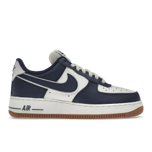 Nike �i�C�L �����Y �X�j�[�J�[ �yNike Air Force 1 Low College Pack Midnight Navy�z �T�C�Y US_8(26.0cm) Sail/Midnight Navy-Gum Medium Brown