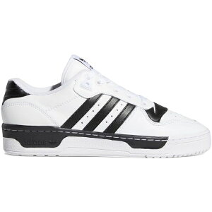 adidas �A�f�B�_�X �����Y �X�j�[�J�[ �yadidas Rivalry Low Cloud White Core Black Stripes�z �T�C�Y US_7(25.0cm) Cloud White/Cloud White/Core Black