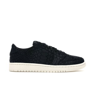 Jordan �W���[�_�� ���f�B�[�X �X�j�[�J�[ �yJordan 1 Retro Low NS Black Python (Women's)�z �T�C�Y US_6.5(23.5cm) Black/Black-Sail