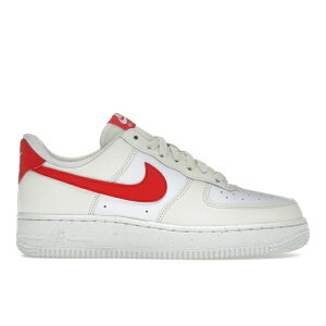 Nike �i�C�L ���f�B�[�X �X�j�[�J�[ �yNike Air Force 1 Low '07 Next Nature Pale Ivory University Red (Women's)�z �T�C�Y US_9(26.0cm) Pale Ivory/Sail/University Red
