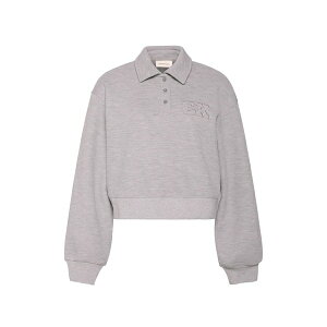 �J���o���N���C�� ���f�B�[�X �|���V���c �g�b�v�X Buttoned logo-detail polo shirt Grey