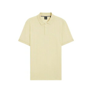 �{�X �����Y �|���V���c �g�b�v�X Three-button short-sleeve polo shirt Yellow
