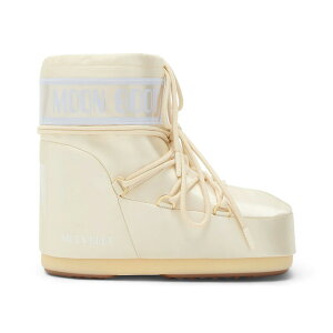 Moon Boot ���[���u�[�c ���f�B�[�X �X�j�[�J�[ �yMoon Boot Icon Low Boot Pearly Ivory (Women's)�z �T�C�Y US_W_39/41 Ivory
